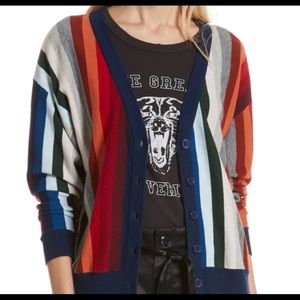 The Great. Striped cardigan.
